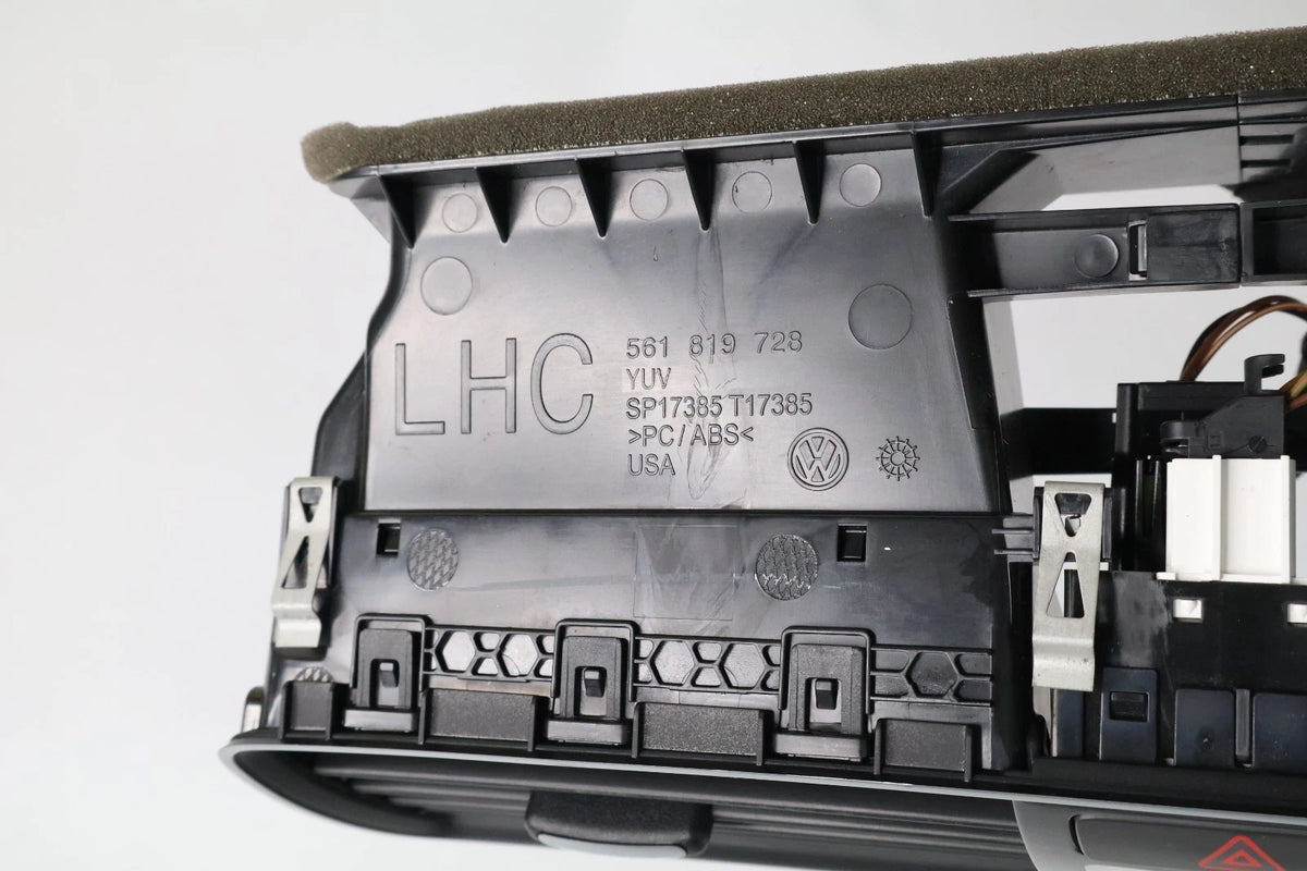 2012-2015 VOLKSWAGEN PASSAT CENTER DASH AC AIR VENT W/ CLOCK 561-819-728 OEM