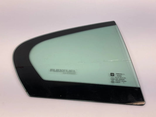 12-16 BUICK REGAL REAR RIGHT PASSENGER BACK VENT QUARTER WINDOW GLASS 43R-000055
