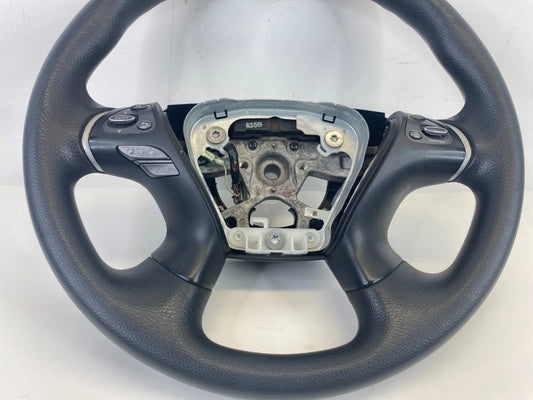 2013-2016 NISSAN PATHFINDER STEERING WHEEL WITH SWITCHES BLACK OEM