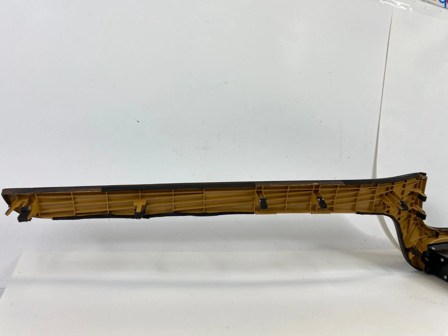 2010-2012 HYUNDAI SANTA FE CENTER DASH LOWER RADIO BEZEL TRIM MOLDING WOODGRAIN