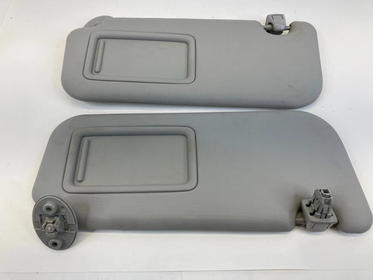 2014-2017 TOYOTA COROLLA SUN VISOR LEFT DRIVER & RIGHT PASSENGER SET GRAY OEM