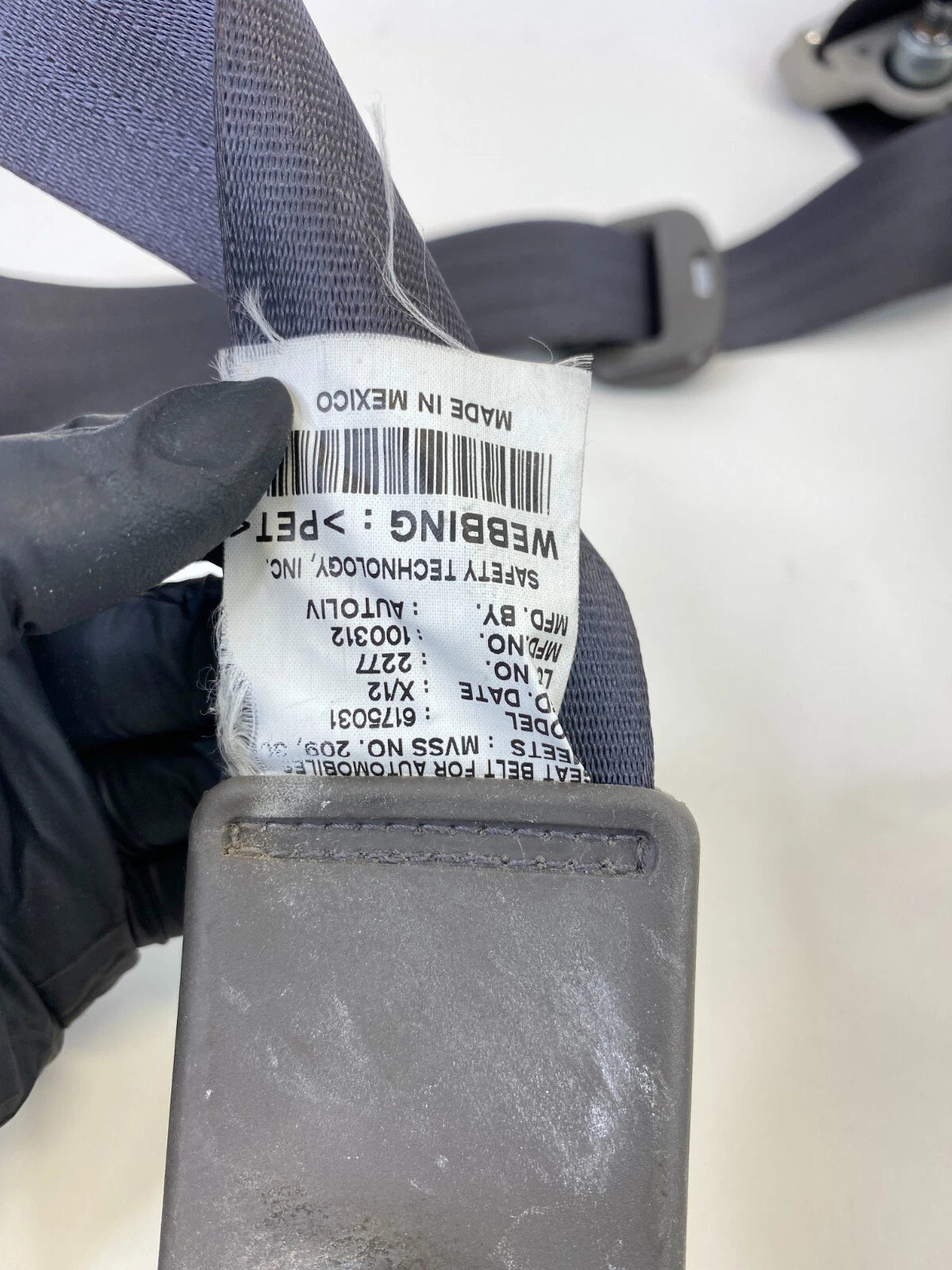 2011-2017 HONDA ODYSSEY FRONT RIGHT PASSENGER SEAT BELT 81450-TK8-A013-M1