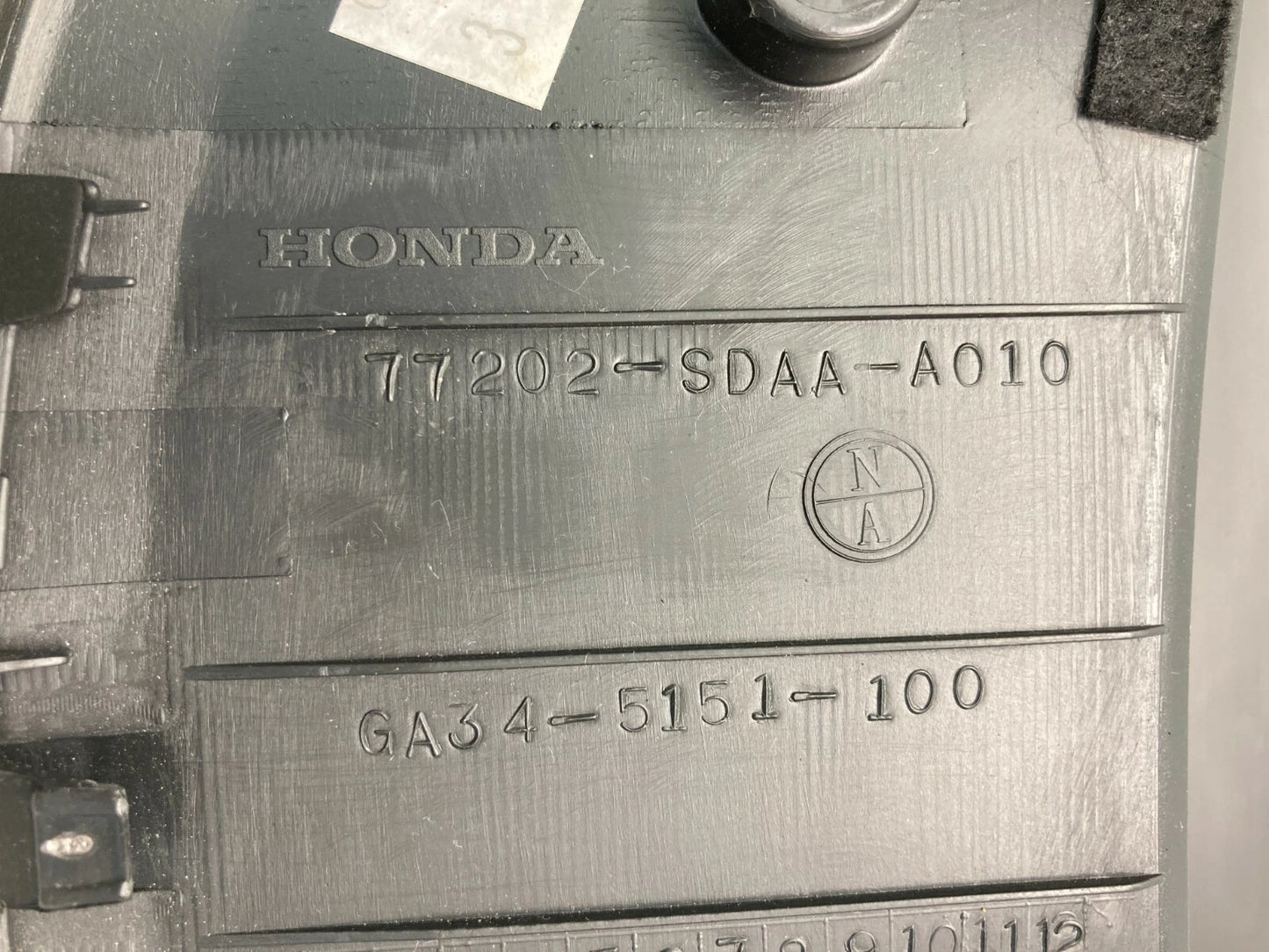 2003-2007 HONDA ACCORD DASH CLUSTER SPEEDOMETER BEZEL TRIM 77202-SDAA-A010 OEM
