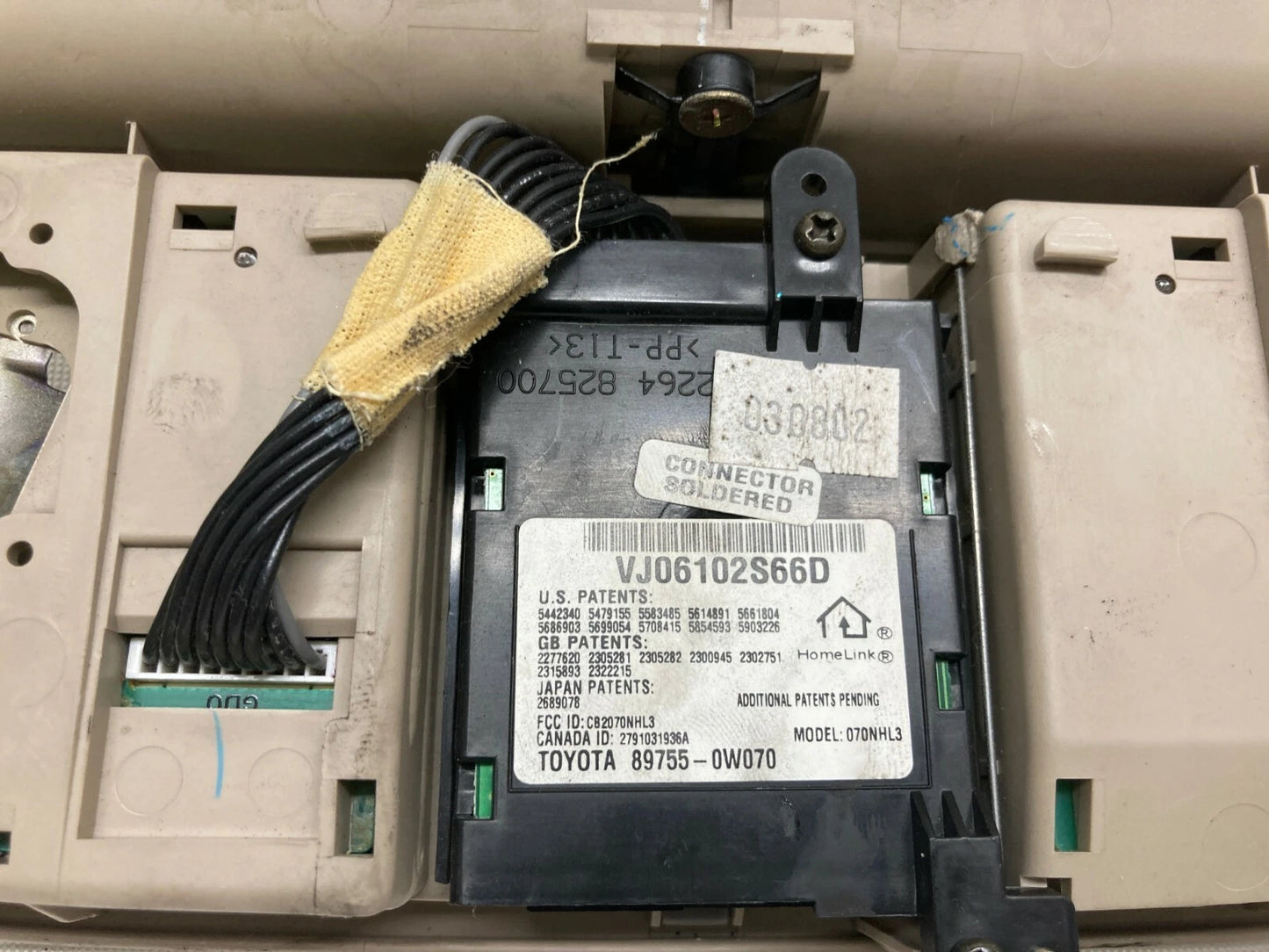 2002 2003 LEXUS ES300 2004 ES330 OVERHEAD CONSOLE DOME MAP LIGHT 89755-0W070