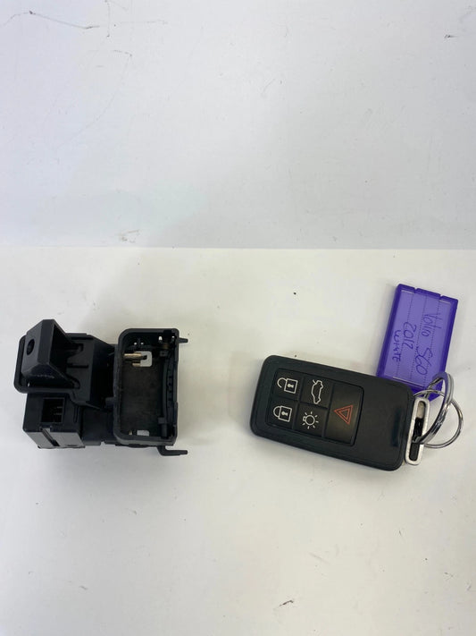 2011-2018 VOLVO S60 KEYLESS CONTROL MODULE W/ SMART KEY REMOTE AH4N-15607-AE OEM