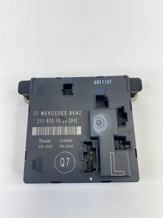 2003-2006 MERCEDES-BENZ E500 REAR LEFT BACK SIDE DOOR CONTROL MODULE 2118201526