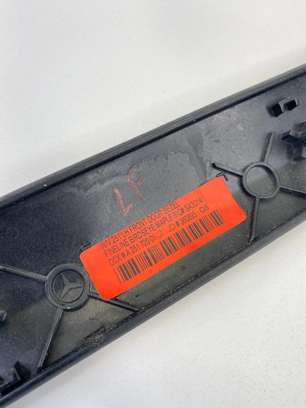 2006-2010 MERCEDES-BENZ R350 FRONT LEFT DRIVER INNER DOOR PANEL BEZEL COVER TRIM