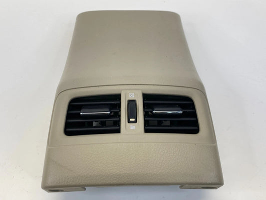 10 11 12 13 SUZUKI KIZASHI REAR CENTER CONSOLE COVER W/ AIR VENTS BEIGE OEM