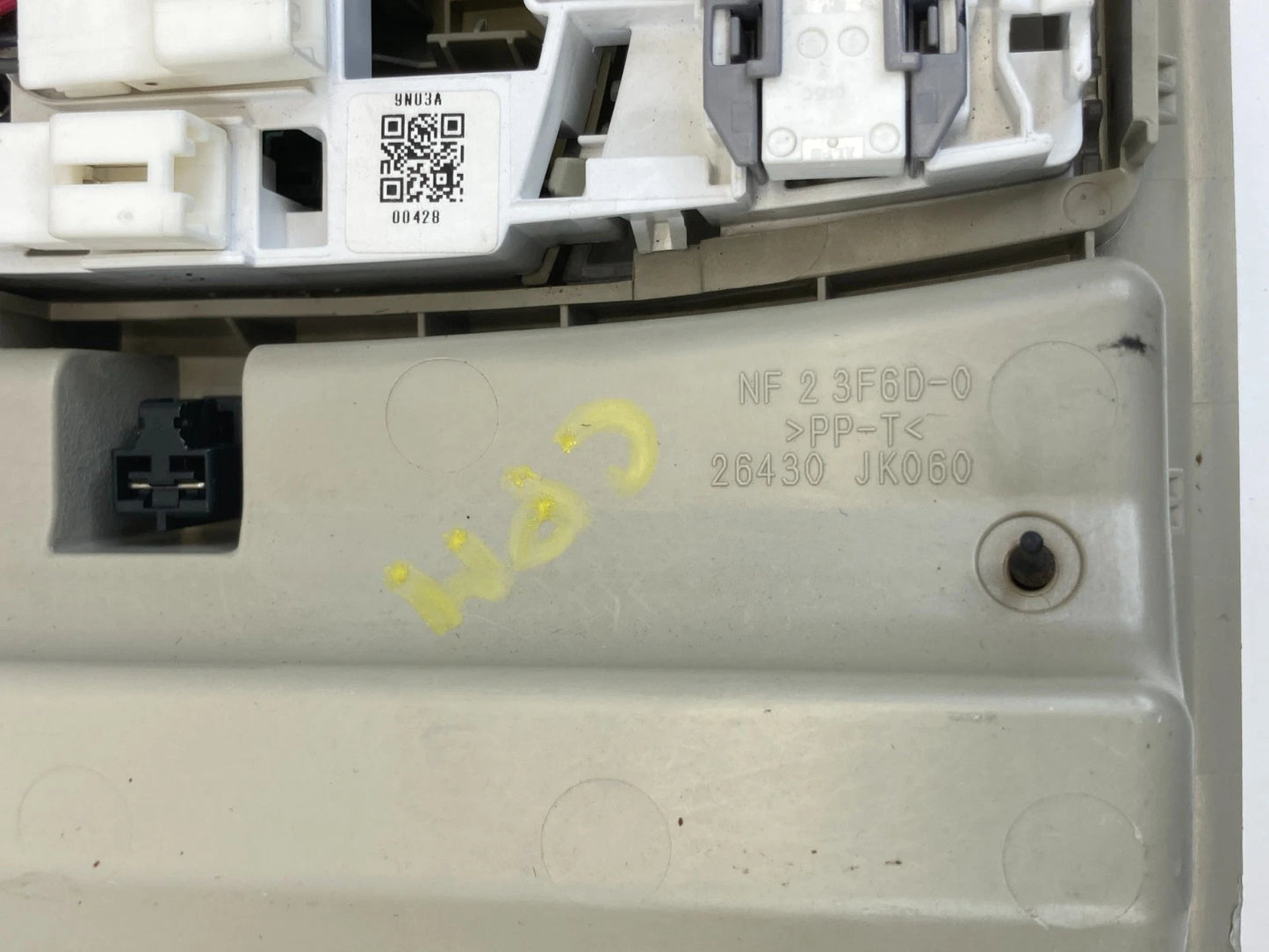 09-14 NISSAN MAXIMA OVERHEAD CONSOLE DOME MAP LIGHT W/ SUNROOF SWITCH 26430JK060