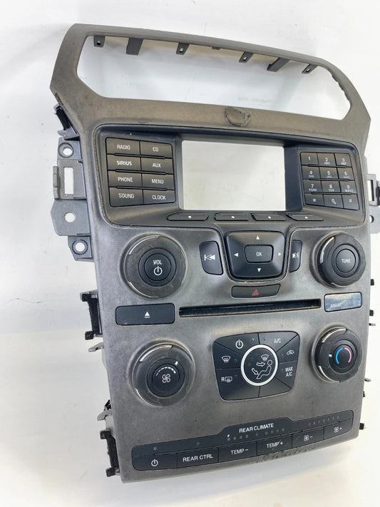 2014 2015 FORD EXPLORER INTERCEPTOR RADIO CLIMATE CONTROL PANEL TRIM EB5T-18A802
