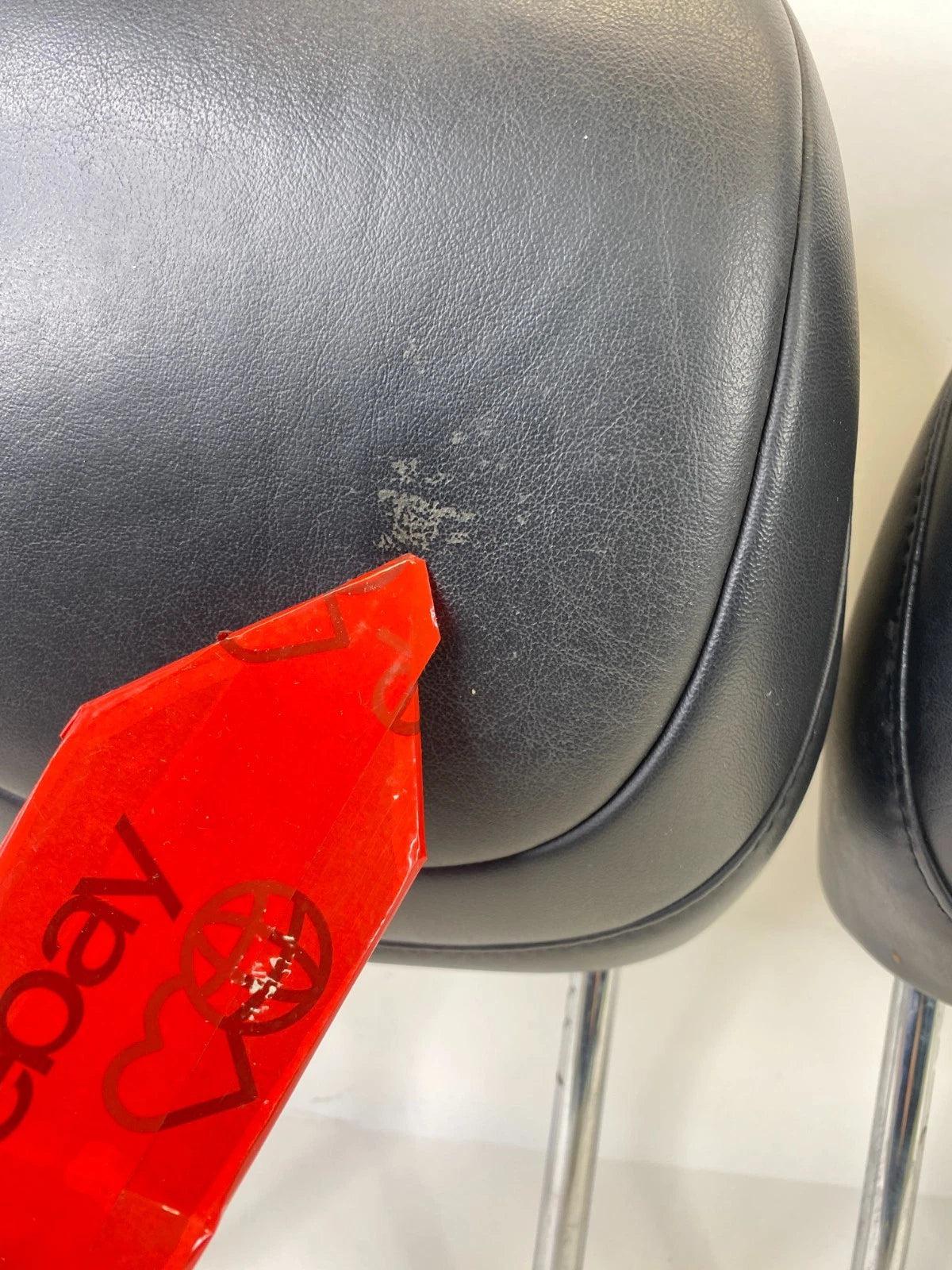 2013-2016 DODGE DART FRONT SEAT HEADREST HEAD REST SET 2 RH LH LEATHER BLACK