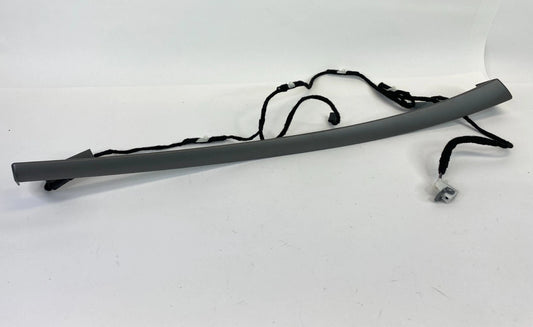 2002-2005 BMW 745I SEDAN REAR LEFT DRIVER SIDE DOOR MOLDING W/ HARNESS OEM