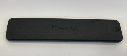 2001-2005 TOYOTA RAV4 FRONT FLOOR FRAME NUMBER ACCESS TRIM CAUTION COVER BEZEL