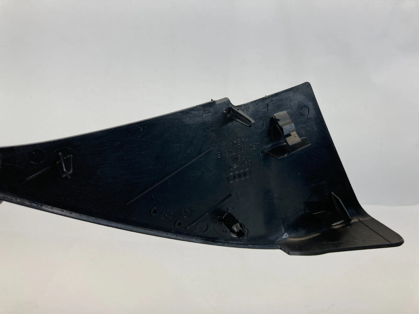 2006-2011 AUDI A6 FRONT LEFT SIDE INNER DOOR MIRROR COVER TRIM 4F0-858-705-B OEM