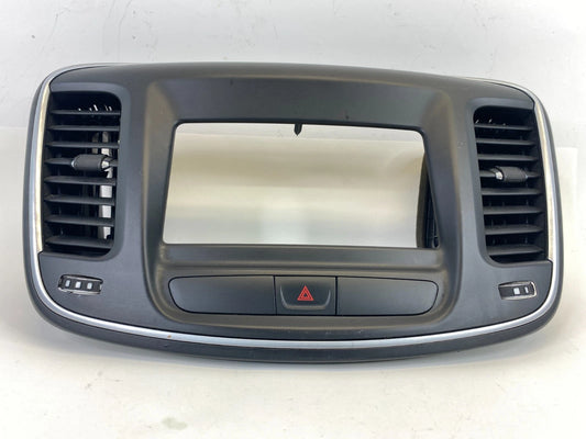 2015-2017 CHRYSLER 200 DASH RADIO BEZEL TRIM AIR VENTS HAZARD SWITCH 68160143AA