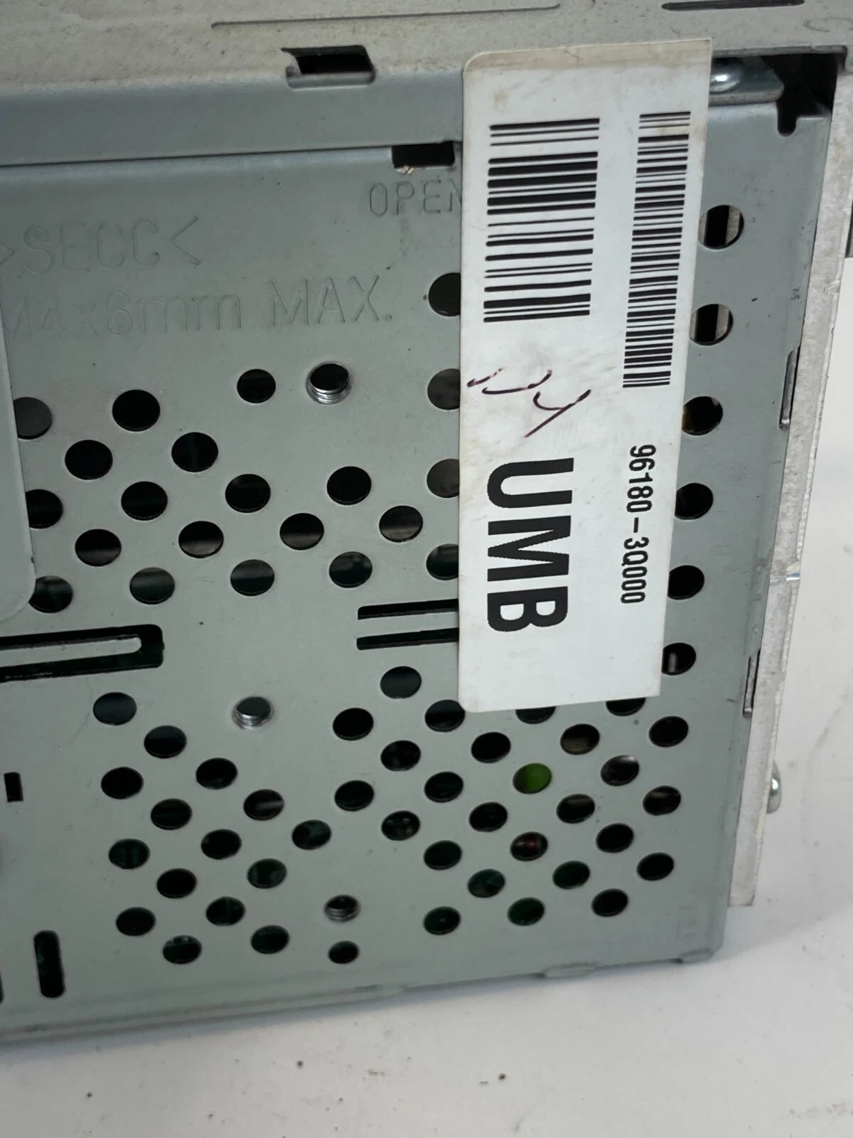 2011 HYUNDAI SONATA RADIO RECEIVER CD PLAYER UNIT ASSEMBLY 96180-3Q000 OEM