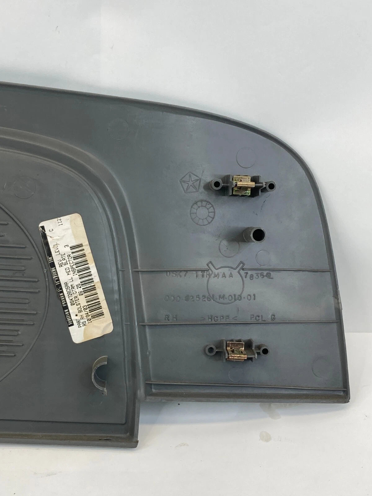 01-07 Dodge Caravan Quarter Panel Right Side Inner Speaker Trim 0SK71TRMAA OEM