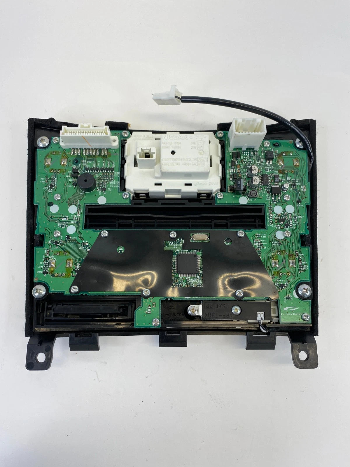 08-13 INFINITI G37 RADIO CD AC CLIMATE CONTROL PANEL WITH CLOCK OEM 25391-JK64B
