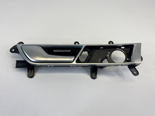 2005-2011 AUDI A6 QUATTRO S6 FRONT LEFT DRIVER SIDE INTERIOR DOOR HANDLE W/ TRIM