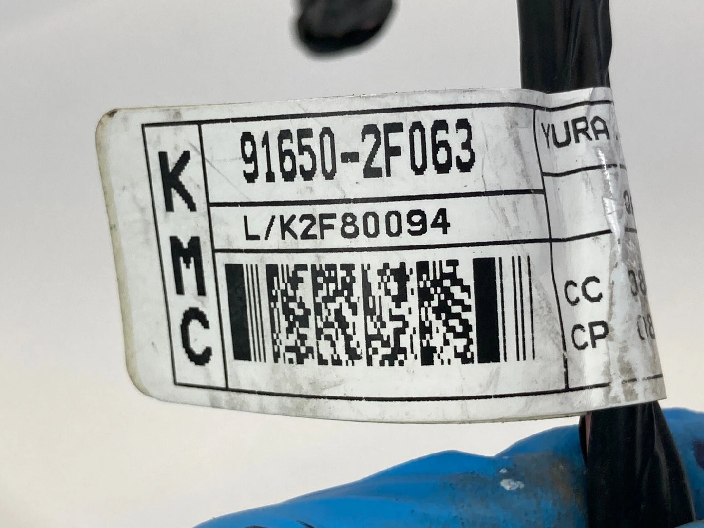 2009 KIA SPECTRA SEDAN REAR LEFT DRIVER SIDE DOOR HARNESS WIRING 91650-2F063 OEM