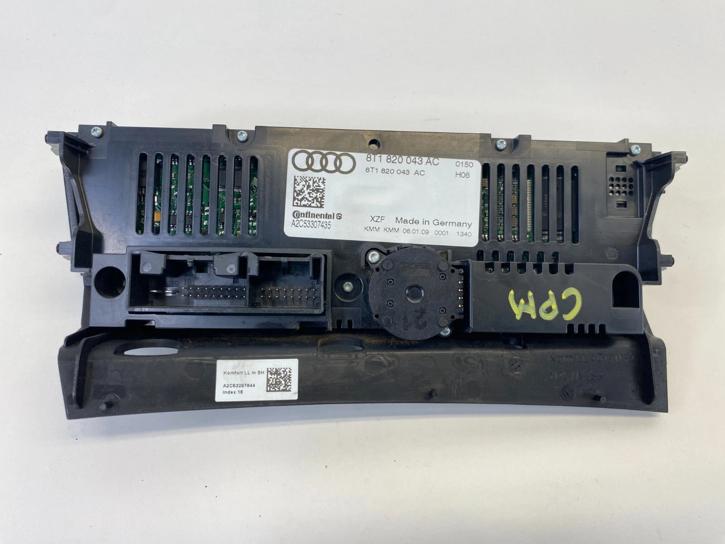 2008-2014 AUDI A5 QUATTRO 09-12 AUDI A4 HVAC A/C CLIMATE CONTROL 8T1-820-043-AC