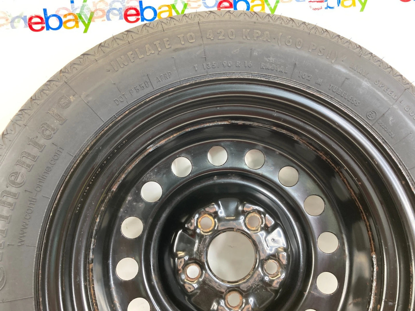 07-12 NISSAN ALTIMA SEDAN SPARE TIRE WHEEL RIM COMPACT DONUT 135/90R16 102 16"