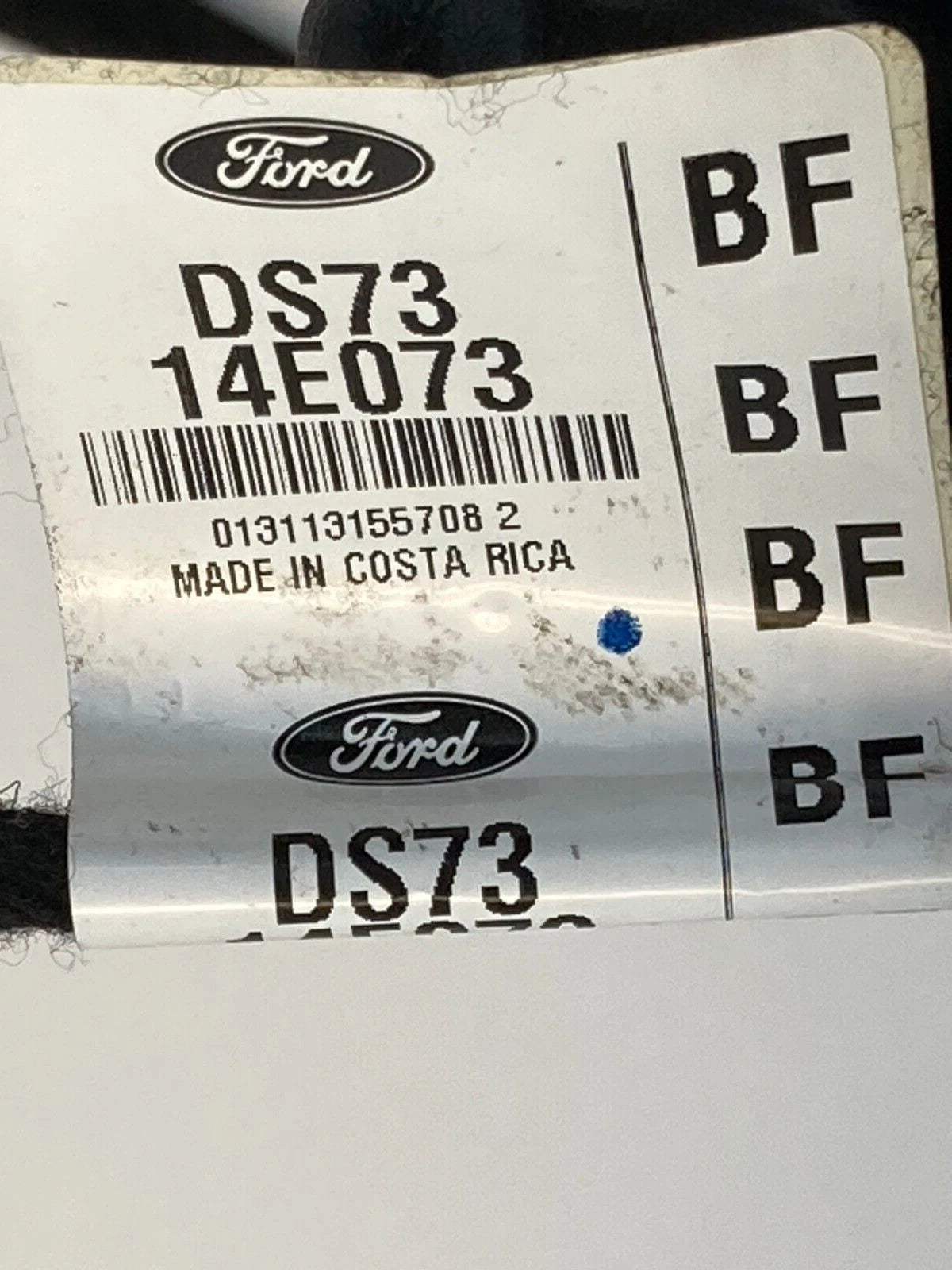 2010 FORD FOCUS FRONT LEFT DOOR LOCK WIRE HARNESS WIRING PLUG LOOM DS73-14E073
