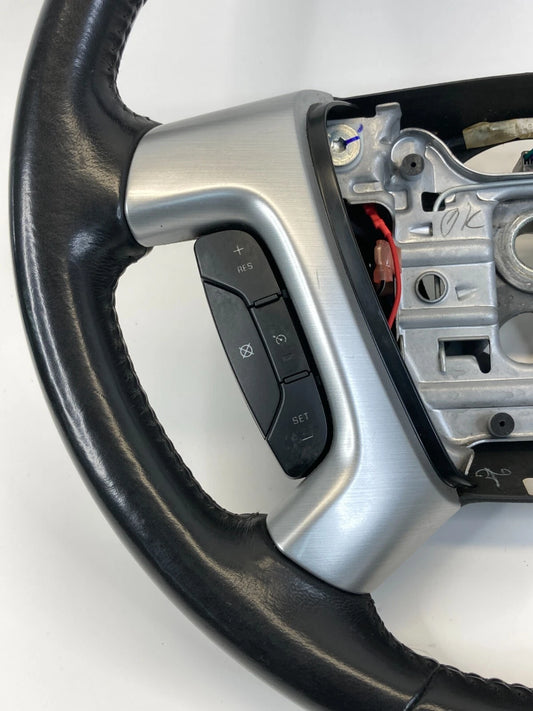 2009-2012 GMC ACADIA STEERING WHEEL W/ CRUISE & MEDIA CONTROLS 25961516 BLACK