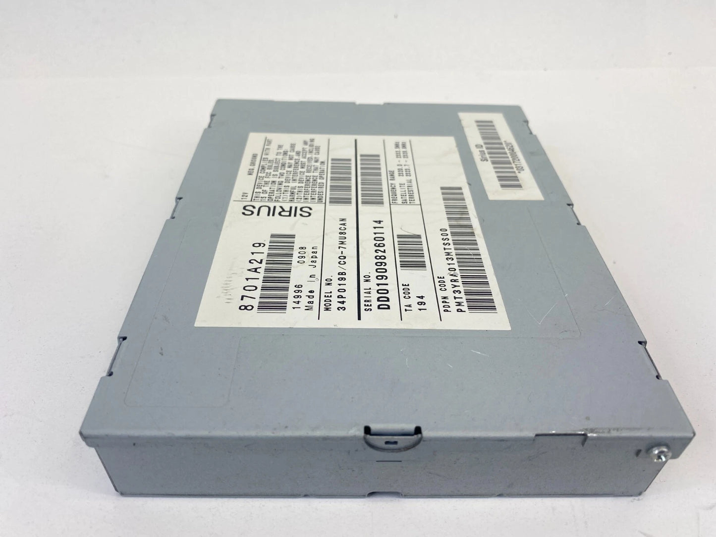 2009-2017 MITSUBISHI LANCER SIRIUS SATELLITE AUDIO CONTROL MODULE 8701A219 OEM