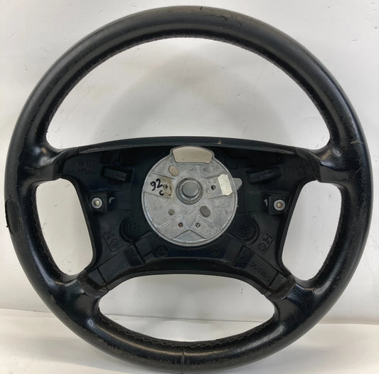 99 00 BMW 323I 328I 2000 328CI BLACK LEATHER STEERING WHEEL ASSEMBLY OEM
