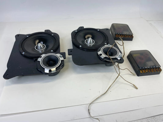ROCKVILLE CAR AUDIO SOUND SPEAKERS TWEETER MID-BASS MIDRANGE SET 2 125WATT 4OHM