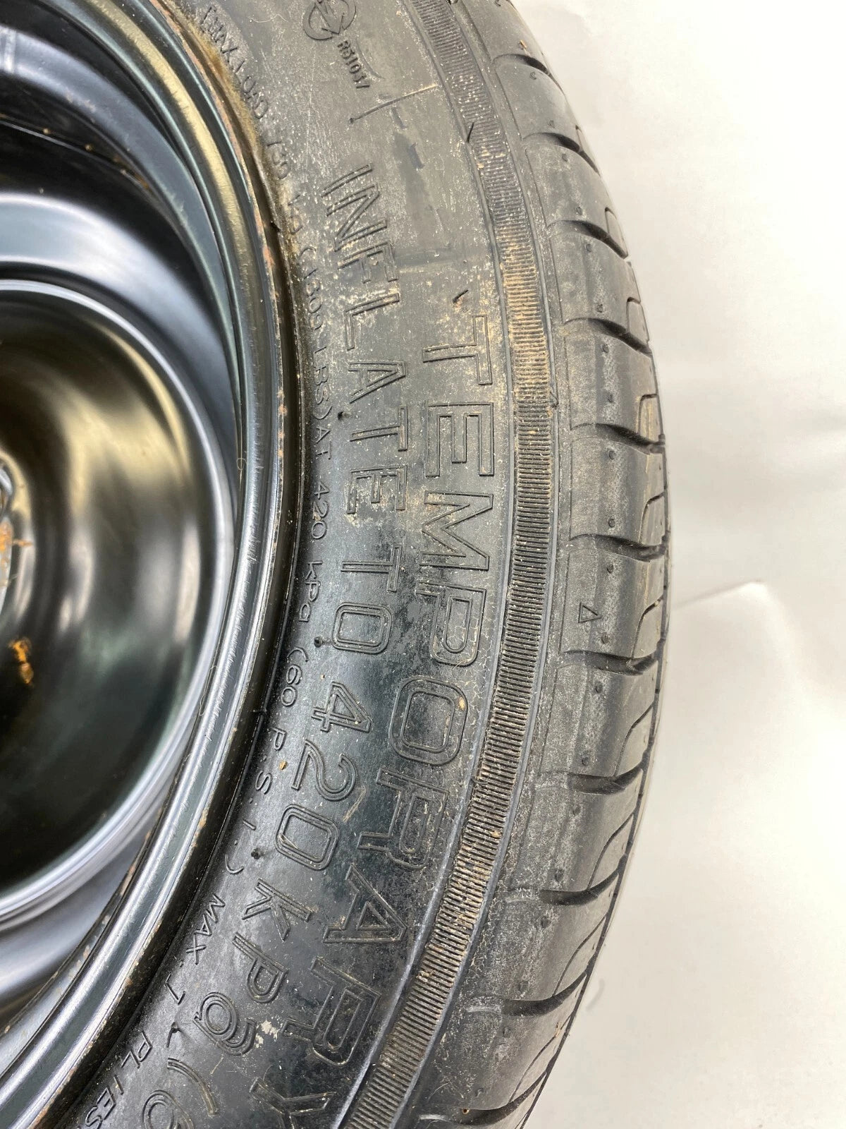 2012-2018 FORD FOCUS EMERGENCY SPARE TIRE WHEEL COMPACT DONUT T125/80/R16