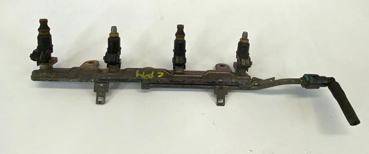03-07 HONDA ACCORD 2.4L AT ENGINE FUEL INJECTION RAIL W/ FUEL INJECTOR SET 4 OEM