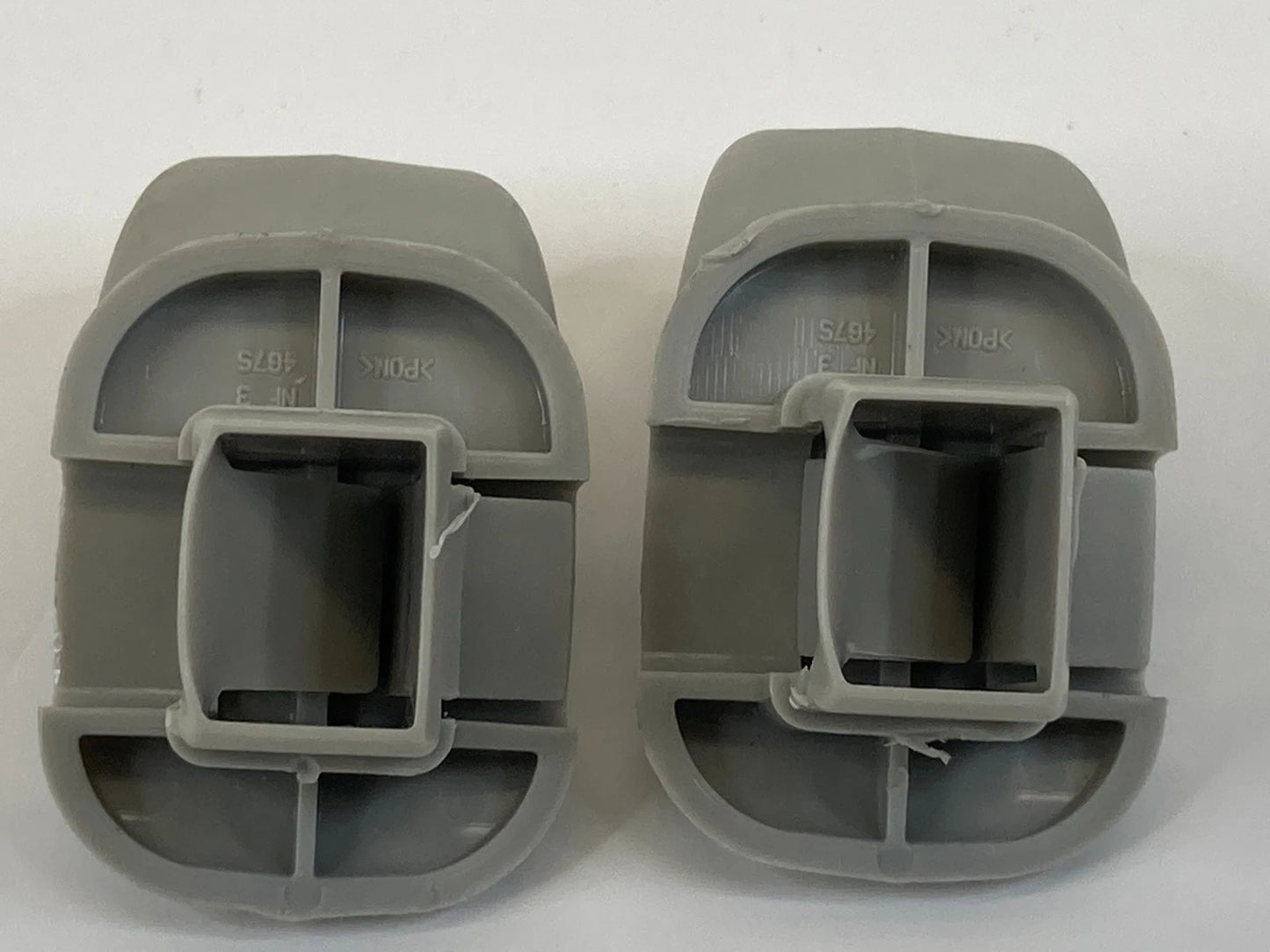 2014-2018 MAZDA 3 SUN VISOR SHADE PAIR SET DRIVER & PASSENGER SIDES GRAY OEM