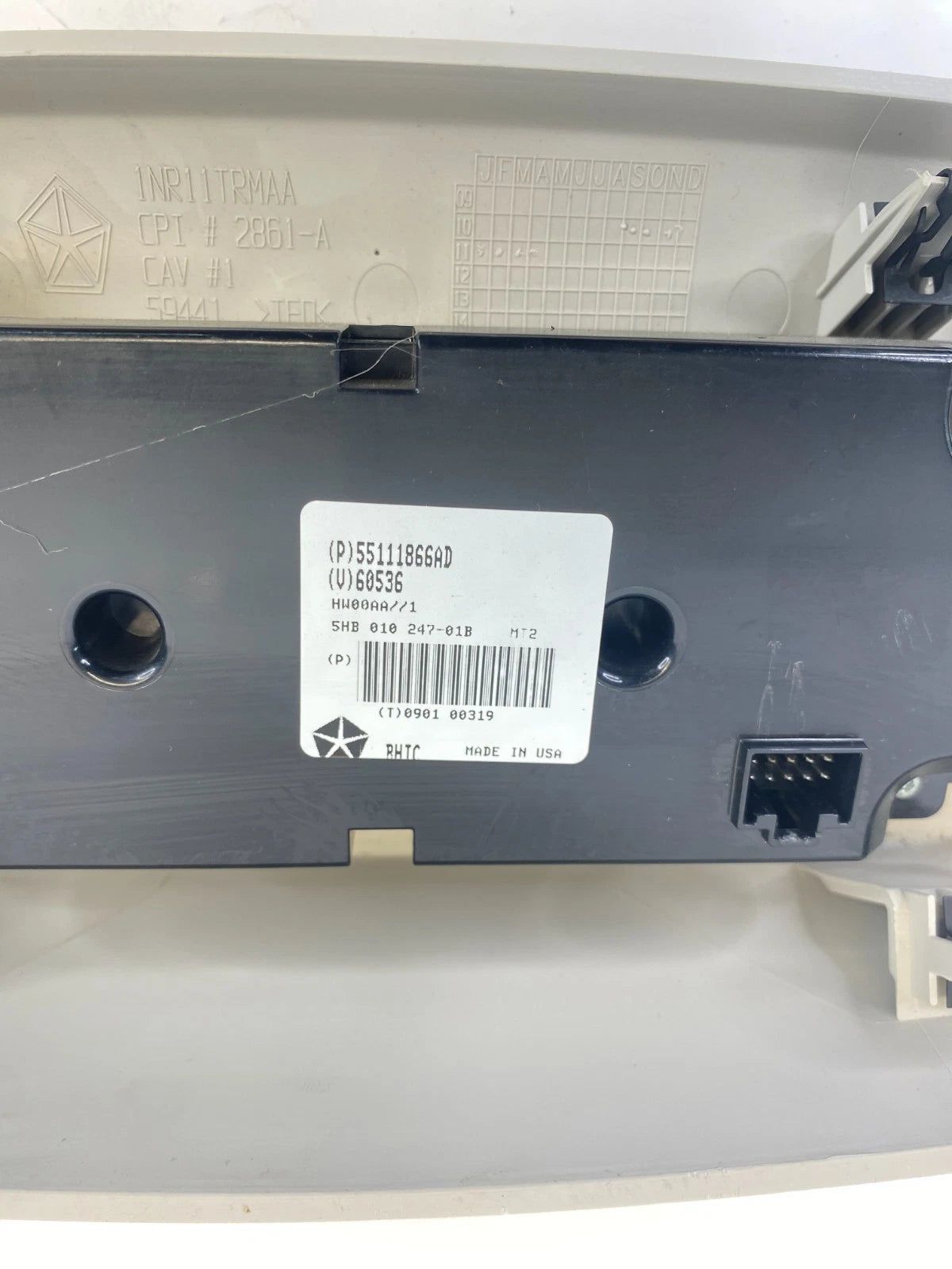 2011-2013 DODGE DURANGO REAR AC HEATER CLIMATE CONTROL SWITCH OEM 55111866AD