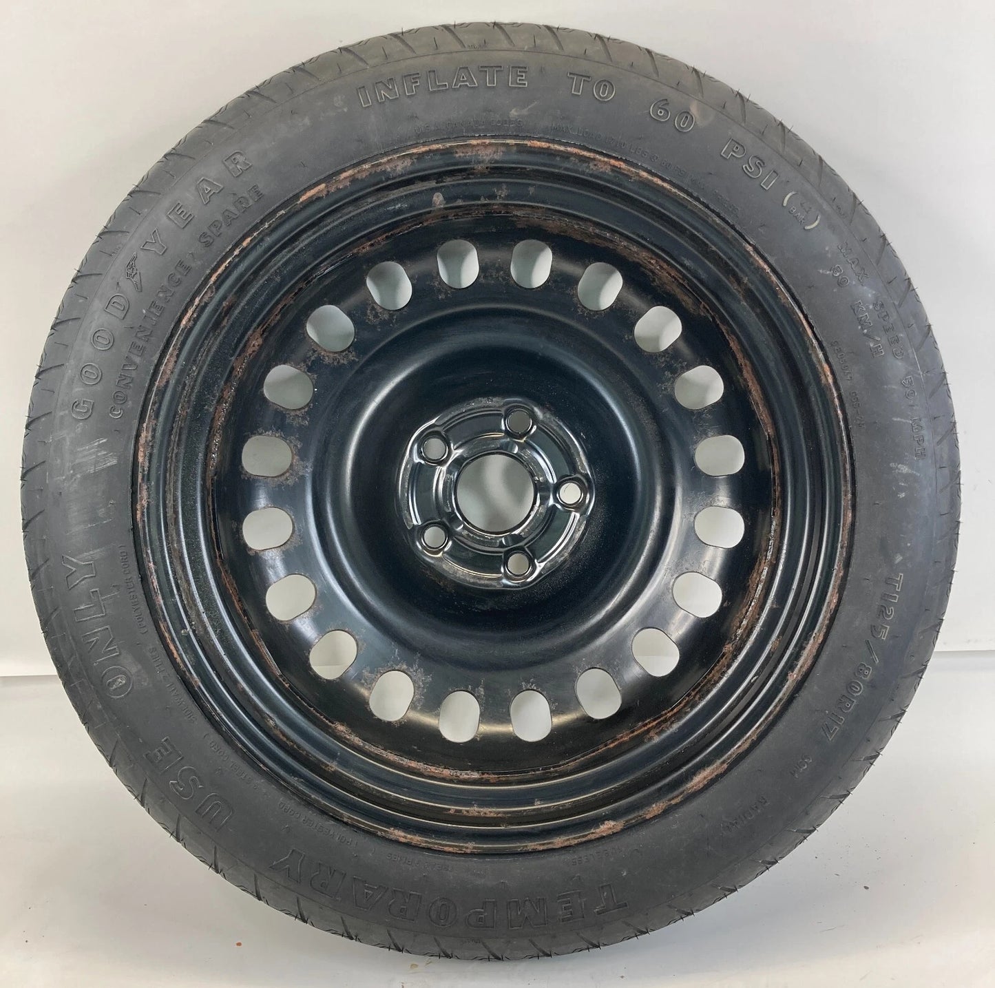 1998-2004 AUDI A6 QUATTRO SPARE TIRE WHEEL COMPACT DONUT T125/80R17 OEM FACTORY