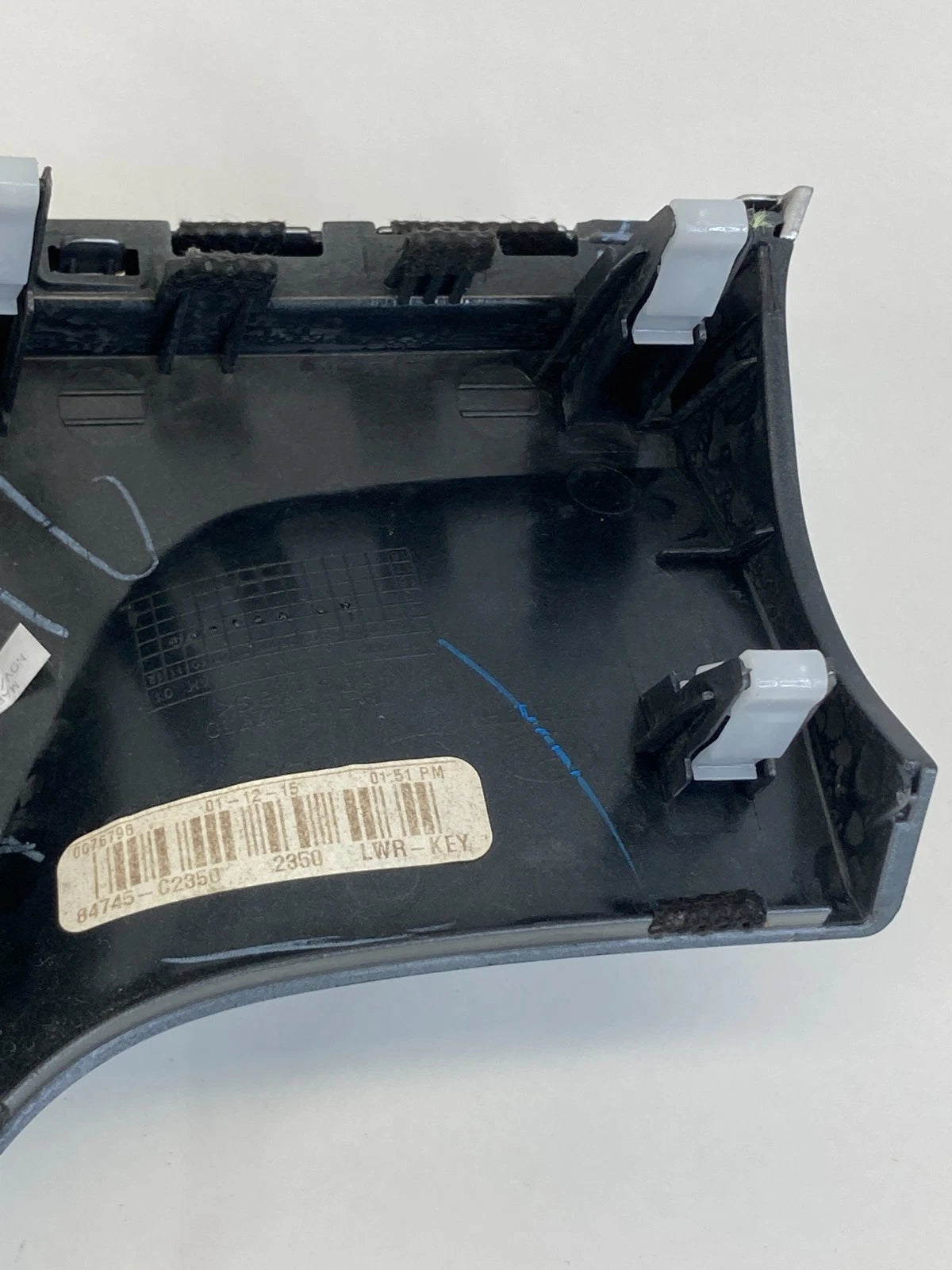 2015-2017 HYUNDAI SONATA CENTER DASH RADIO AUDIO CONTROL HAZARD PANEL BEZEL OEM