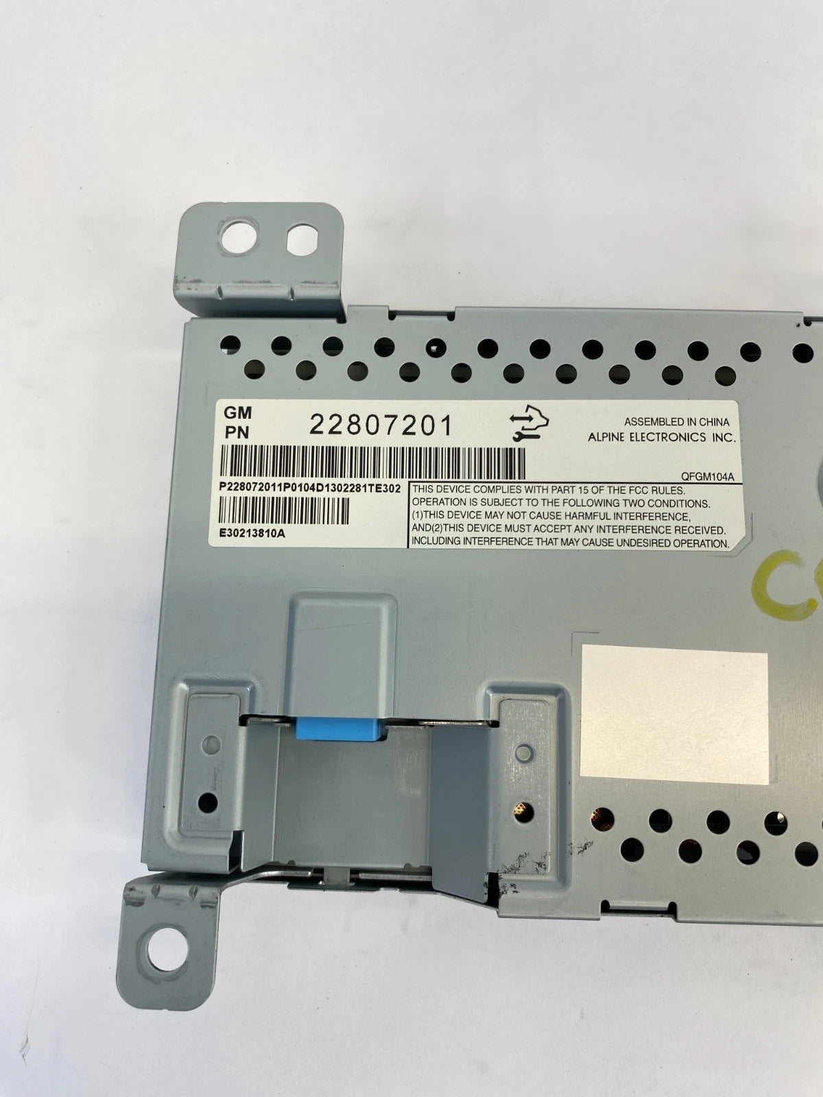 2010-2017 GMC TERRAIN EQUINOX DASH RADIO SCREEN INFORMATION DISPLAY 22807201 OEM