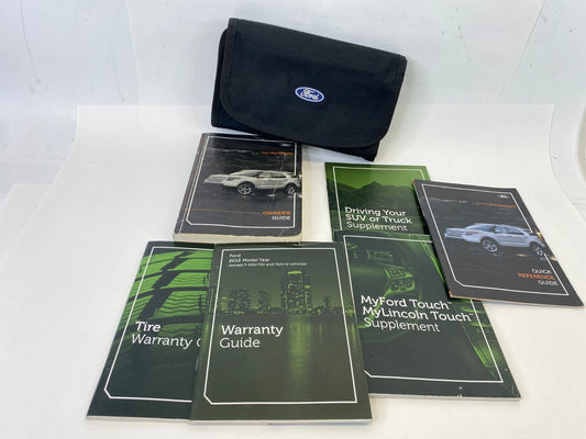 2012 12 FORD EXPLORER OWNER'S OWNERS MANUAL OPERATORS GUIDE BOOK SET W/ CASE OEM