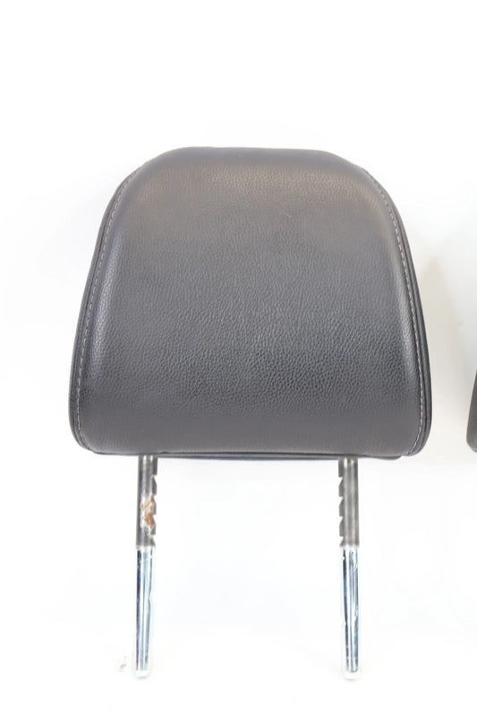 2016-2022 HONDA PILOT FRONT LEFT & RIGHT HEAD REST HEADREST SET BLACK LEATHER