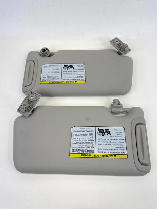 2014 2015 NISSAN VERSA NOTE LEFT & RIGHT SUN VISOR SUNVISOR SET PAIR GRAY OEM
