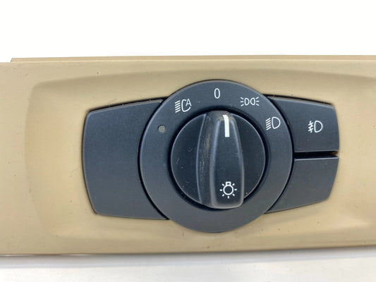 2007 2008 BMW 328I 328XI FRONT DASH HEADLIGHT FOG SWITCH BEZEL OEM 6-938-864-04