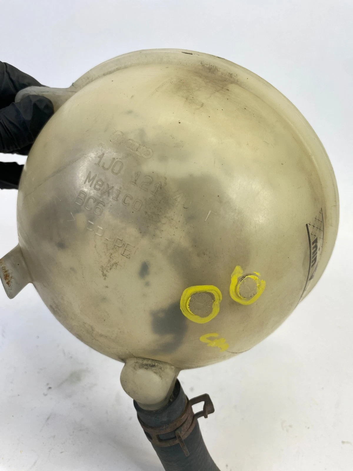99-05 VOLKSWAGEN JETTA RADIATOR COOLANT EXPANSION RESERVOIR TANK OEM 1J0121407F