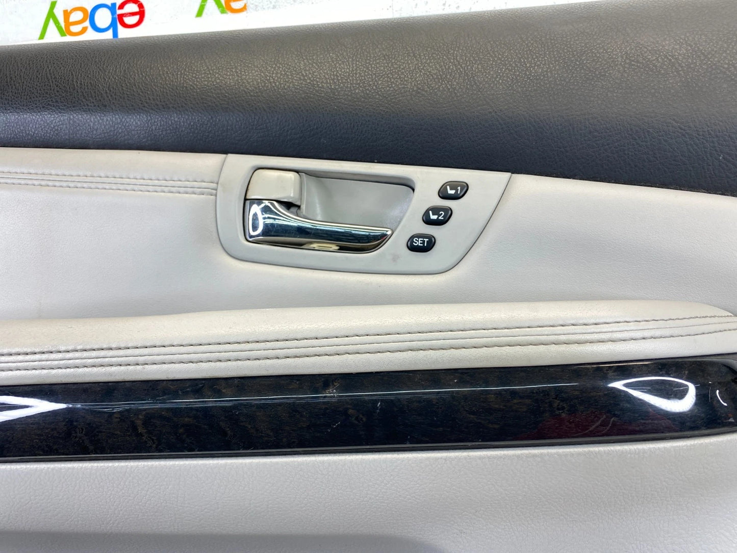 2007-2009 LEXUS RX350 FRONT LEFT DRIVER DOOR INTERIOR PANEL BEZEL TRIM OEM