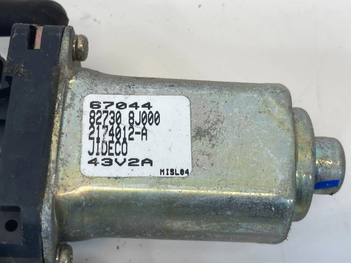 02-06 NISSAN ALTIMA REAR RIGHT DOOR POWER WINDOW REGULATOR W MOTOR 827308J00 OEM