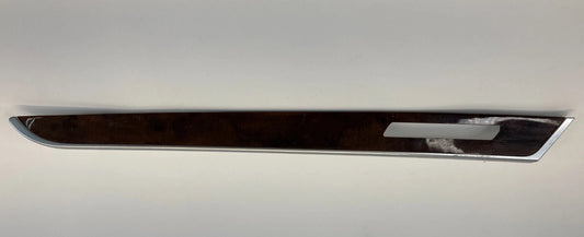 05-11 AUDI A6 QUATTRO FRONT LEFT DRIVER SIDE DOOR TRIM MOLDING WOOD 4F0-867-409