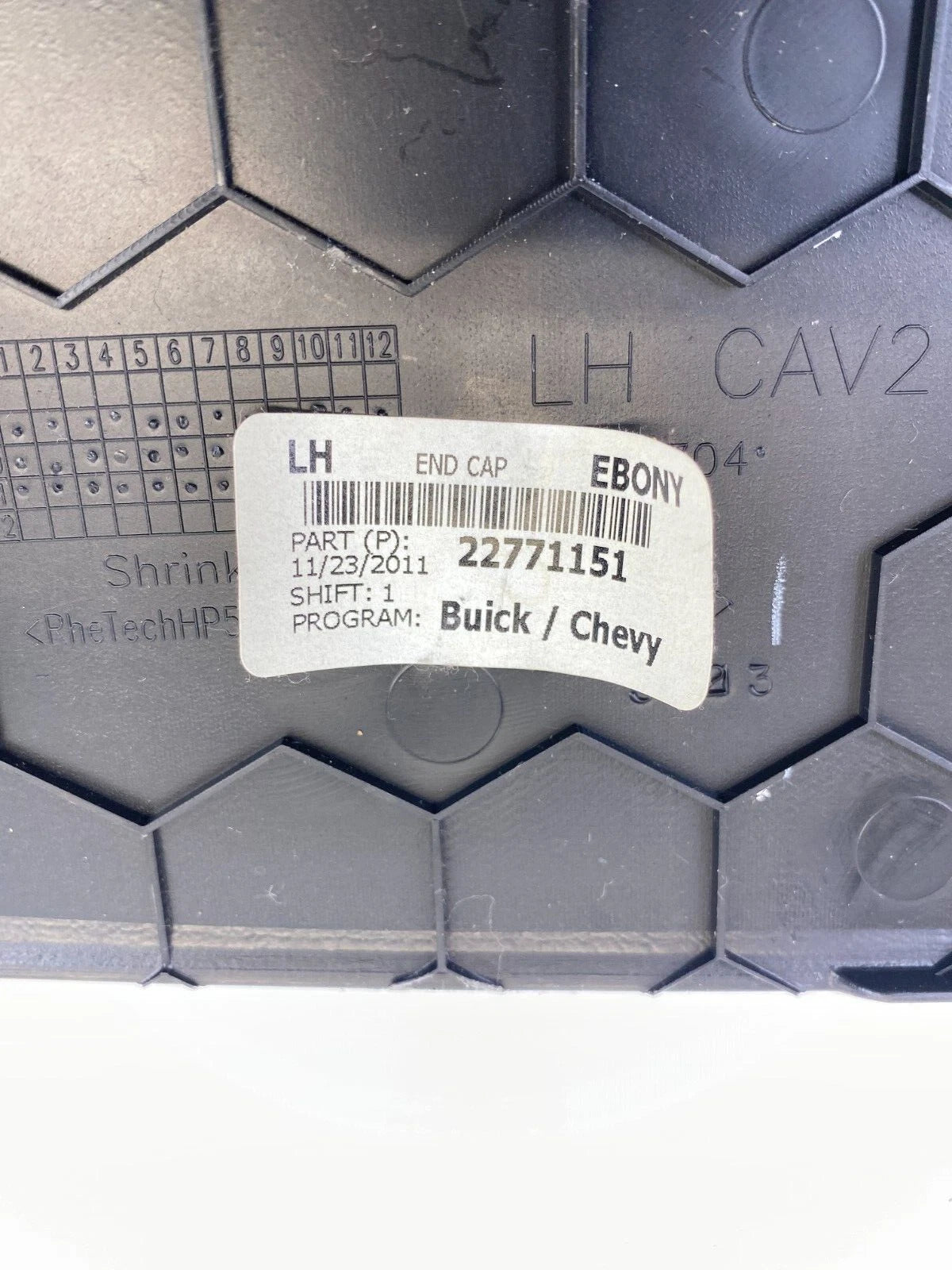 2009-2017 CHEVROLET TRAVERSE DASH LEFT SIDE END CAP TRIM COVER PANEL 22771151