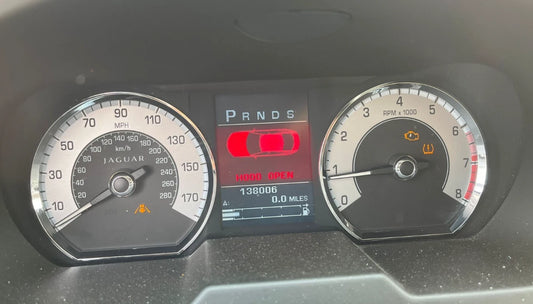 09-10 JAGUAR XF INSTRUMENT CLUSTER SPEEDOMETER GAUGES 138K MILES OEM 6W8F10894A