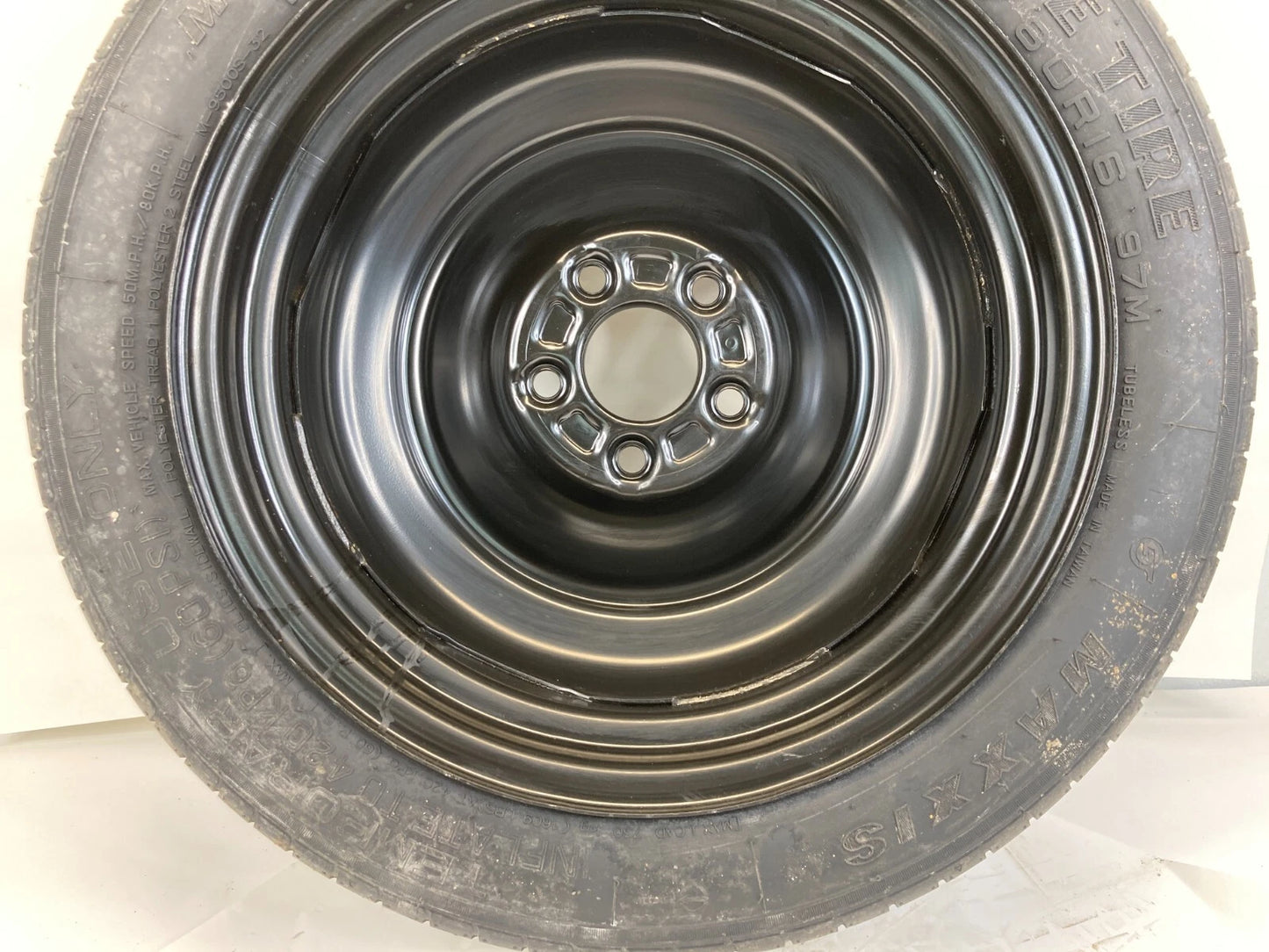 12-18 FORD FOCUS 13-20 FUSION SPARE TIRE WHEEL COMPACT DONUT T125/80R16 5X108MM