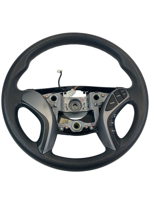 2014-2016 HYUNDAI ELANTRA SEDAN STEERING WHEEL W/CRUISE CONTROL SWITCHES OEM